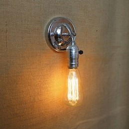 Dreiebrytere Amerikansk Landlig Landsbygd Retro Moderne Edison-Lyspære Midgang Mini Stue Vegglampe