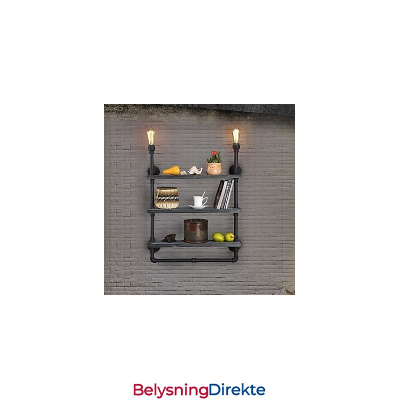 Vegglampetter I Ministil I Rustikk Metall I Hyttestil