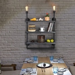 Vegglampetter I Ministil I Rustikk Metall I Hyttestil