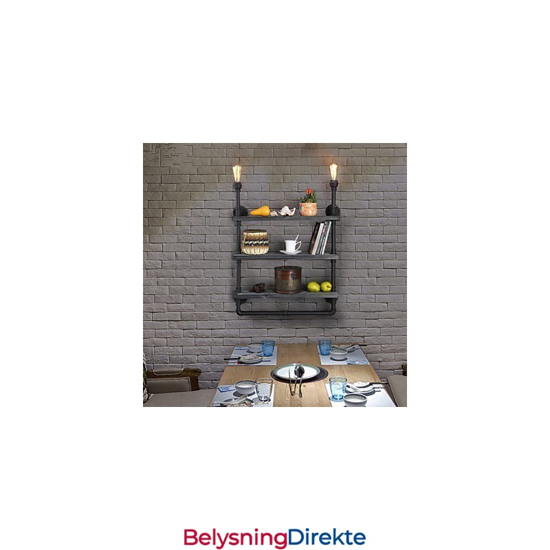 Vegglampetter I Ministil I Rustikk Metall I Hyttestil