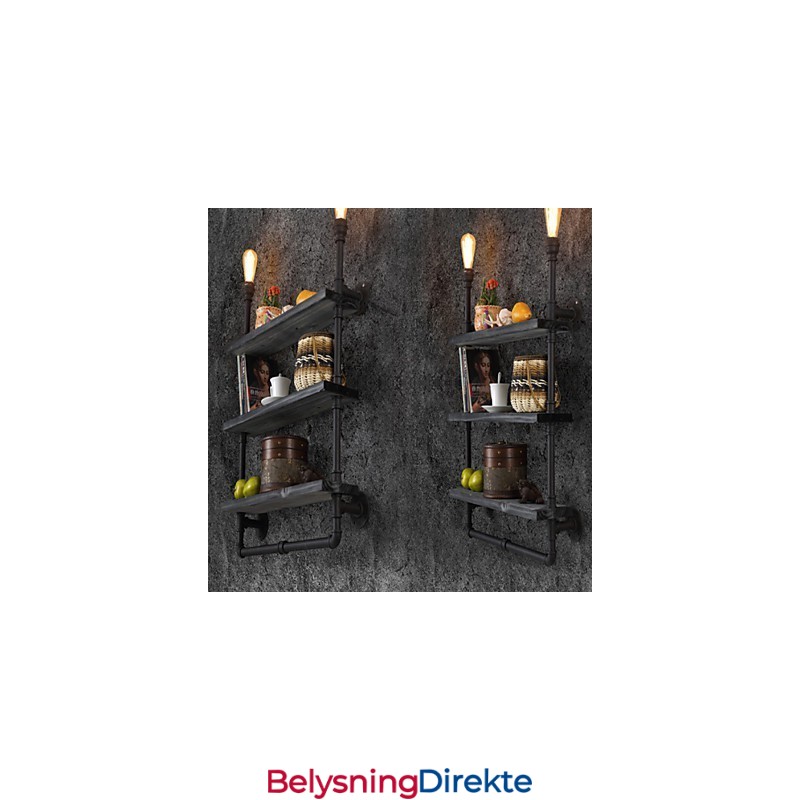 Vegglampetter I Ministil I Rustikk Metall I Hyttestil