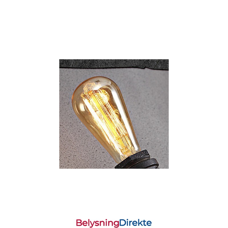 Vegglampetter I Ministil I Rustikk Metall I Hyttestil