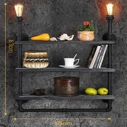 Vegglampetter I Ministil I Rustikk Metall I Hyttestil