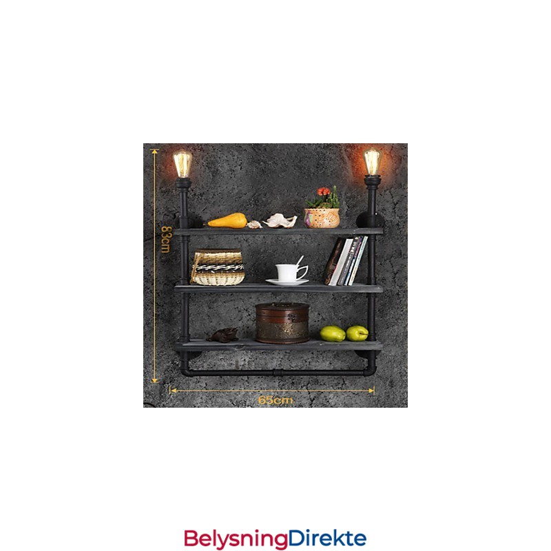 Vegglampetter I Ministil I Rustikk Metall I Hyttestil