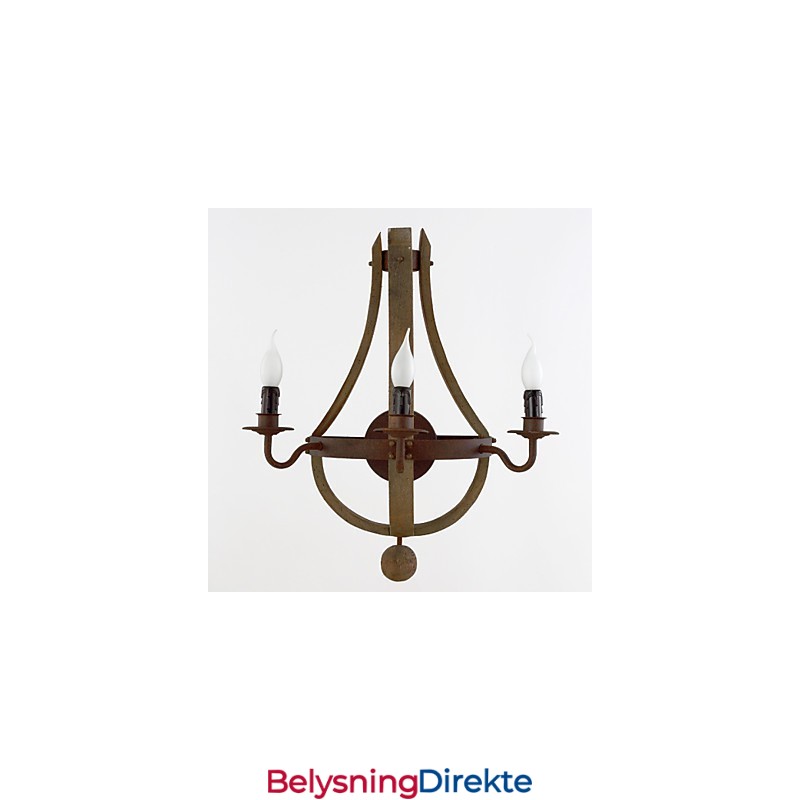 Mini-Vegglampetter I Rustikk Hyttestil I Tre, Bambus