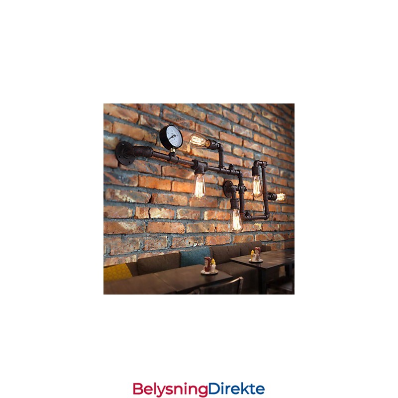 Vegglampetter I Ministil I Rustikk Metall I Hyttestil