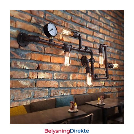 Vegglampetter I Ministil I Rustikk Metall I Hyttestil