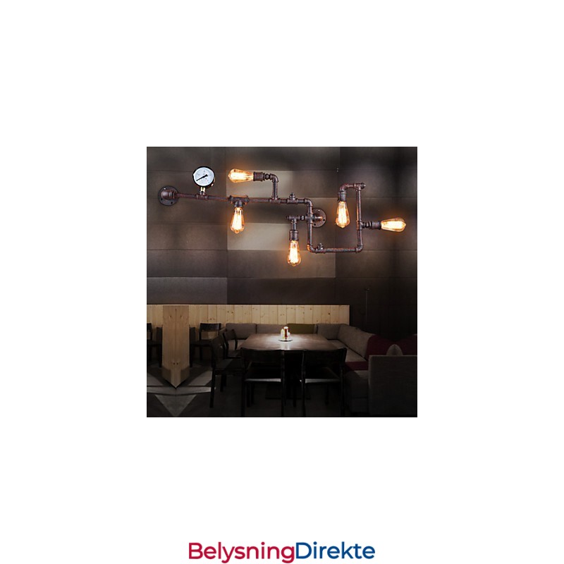 Vegglampetter I Ministil I Rustikk Metall I Hyttestil