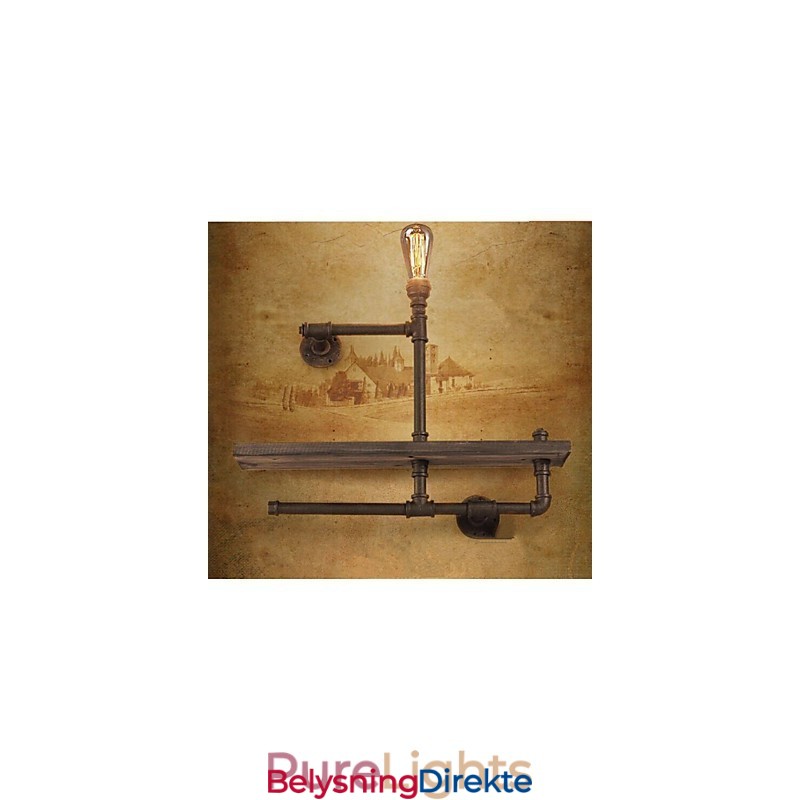 Vegglampetter I Ministil I Rustikk Metall I Hyttestil