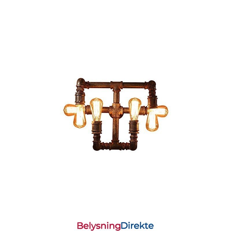 Retro Barvegglampe I Jern, Mini-Stil, Rustikk Hyttemetall