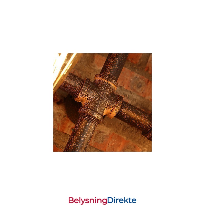 Retro Barvegglampe I Jern, Mini-Stil, Rustikk Hyttemetall