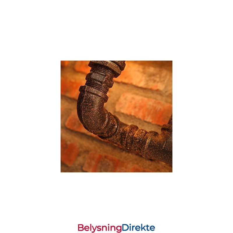 Retro Barvegglampe I Jern, Mini-Stil, Rustikk Hyttemetall