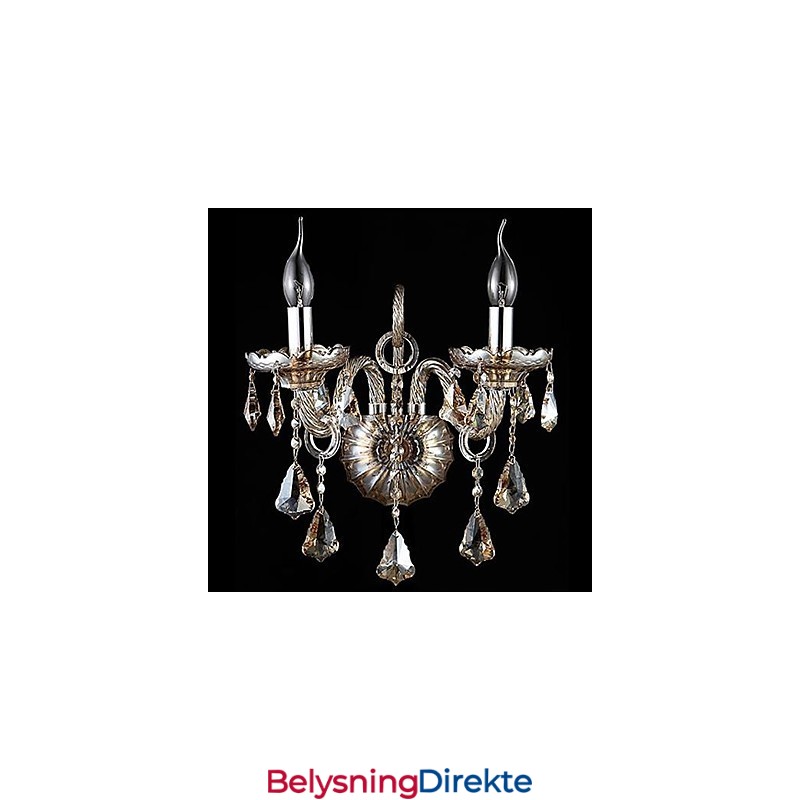 Krystall Vegglampe Stearinlys Vegglamper Lesevegglamper Moderne Samtids Metall