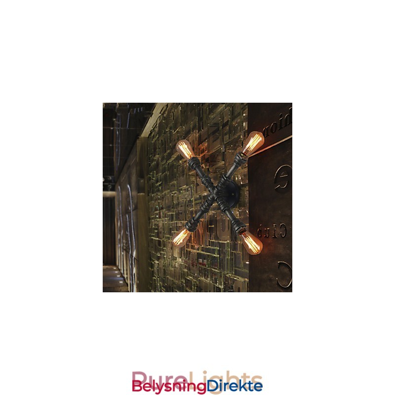 Vegglampetter I Ministil I Rustikk Metall I Hyttestil