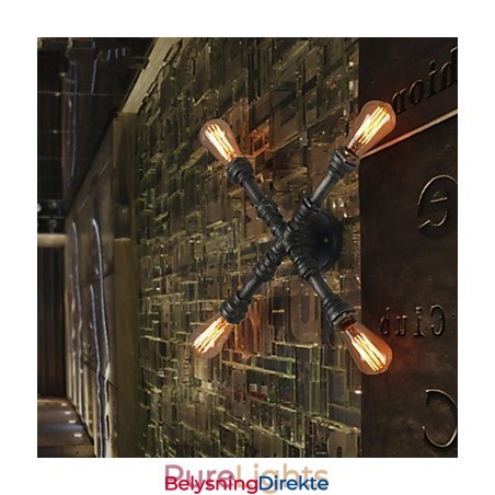 Vegglampetter I Ministil I Rustikk Metall I Hyttestil