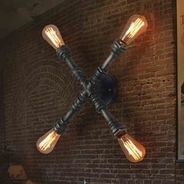 Vegglampetter I Ministil I Rustikk Metall I Hyttestil