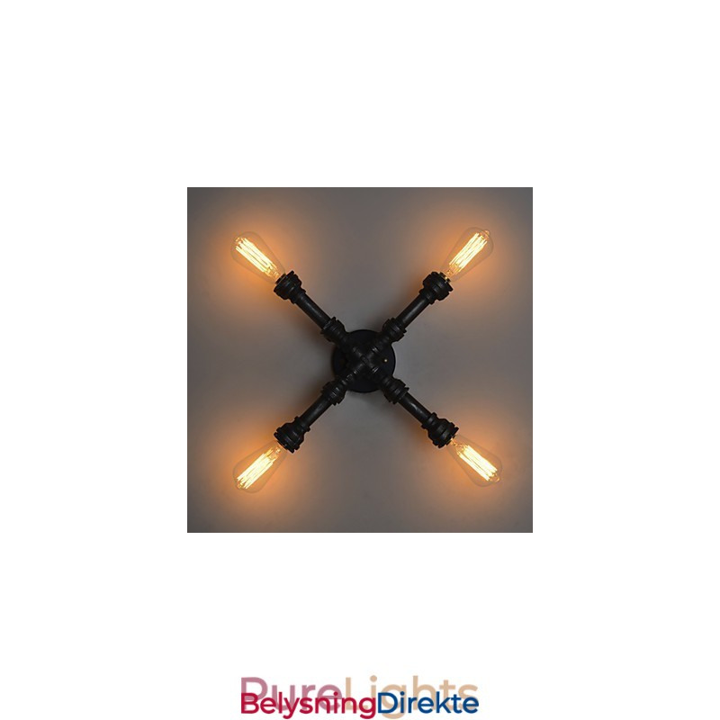 Vegglampetter I Ministil I Rustikk Metall I Hyttestil