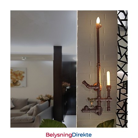 Vegglampetter I Ministil I Rustikk Metall I Hyttestil