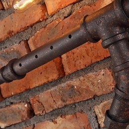 Vegglampetter I Ministil I Rustikk Metall I Hyttestil