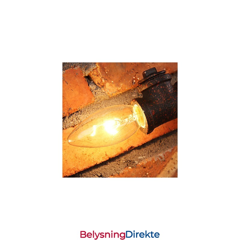 Vegglampetter I Ministil I Rustikk Metall I Hyttestil