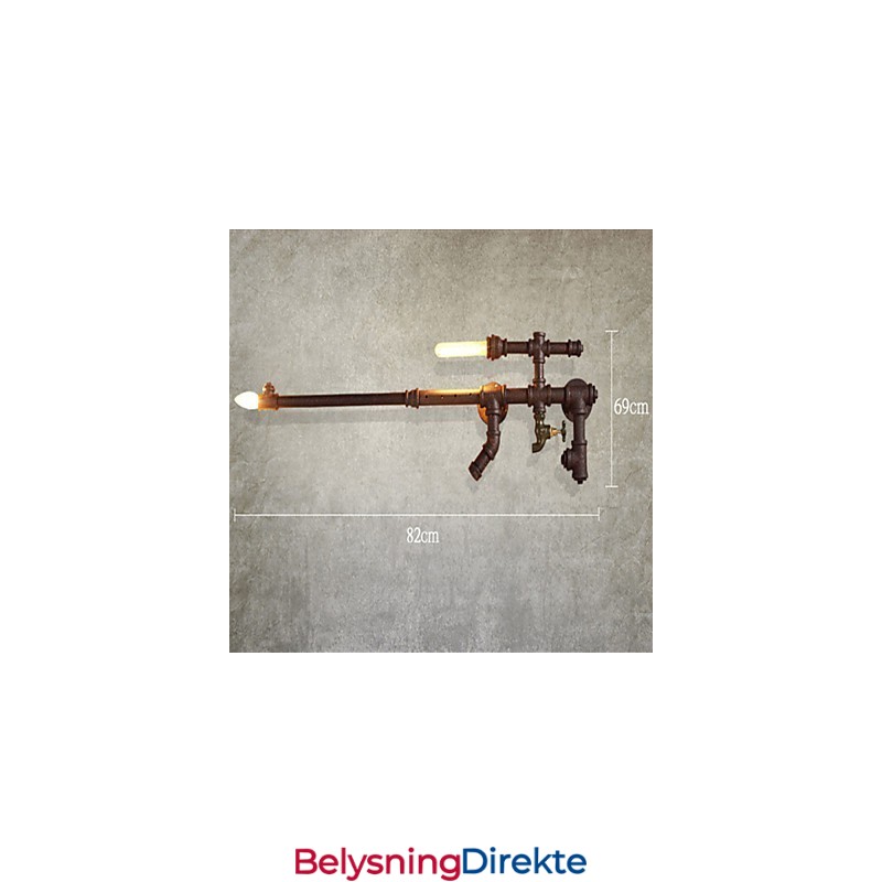 Vegglampetter I Ministil I Rustikk Metall I Hyttestil