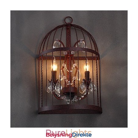 Vegglampetter I Ministil, Tradisjonell, Klassisk Metall