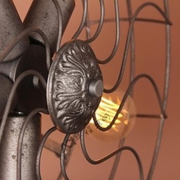 Mini-Vegglampe I Landlig Metall