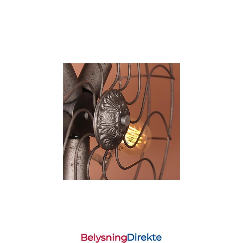 Mini-Vegglampe I Landlig Metall