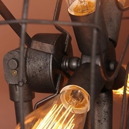 Mini-Vegglampe I Landlig Metall