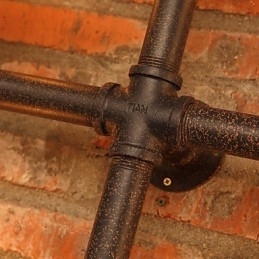 Retro Barvegglampe I Jern, Mini-Stil, Rustikk Hyttemetall