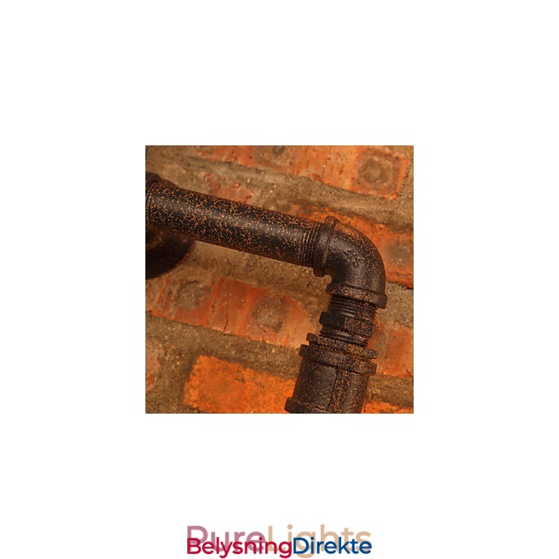 Retro Barvegglampe I Jern, Mini-Stil, Rustikk Hyttemetall