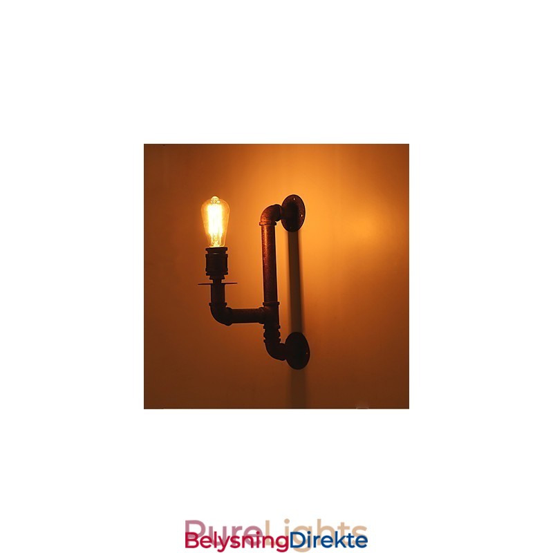 Vegglampetter I Ministil I Rustikk Metall I Hyttestil