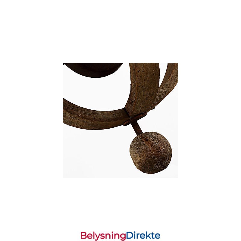 Vintage Amerikansk Rustikk Trevegglampe Til Vinfat, Stue- Og Soveromslampe