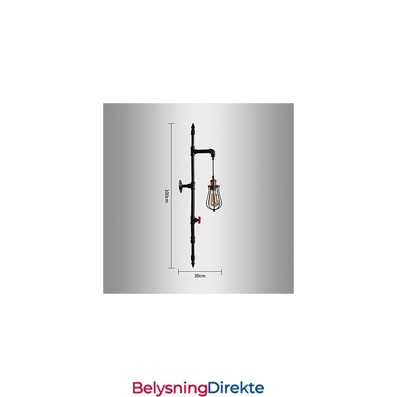 Vegglampetter I Ministil I Rustikk Metall I Hyttestil