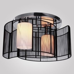 Taklampe Moderne Design 2 Lys Svart