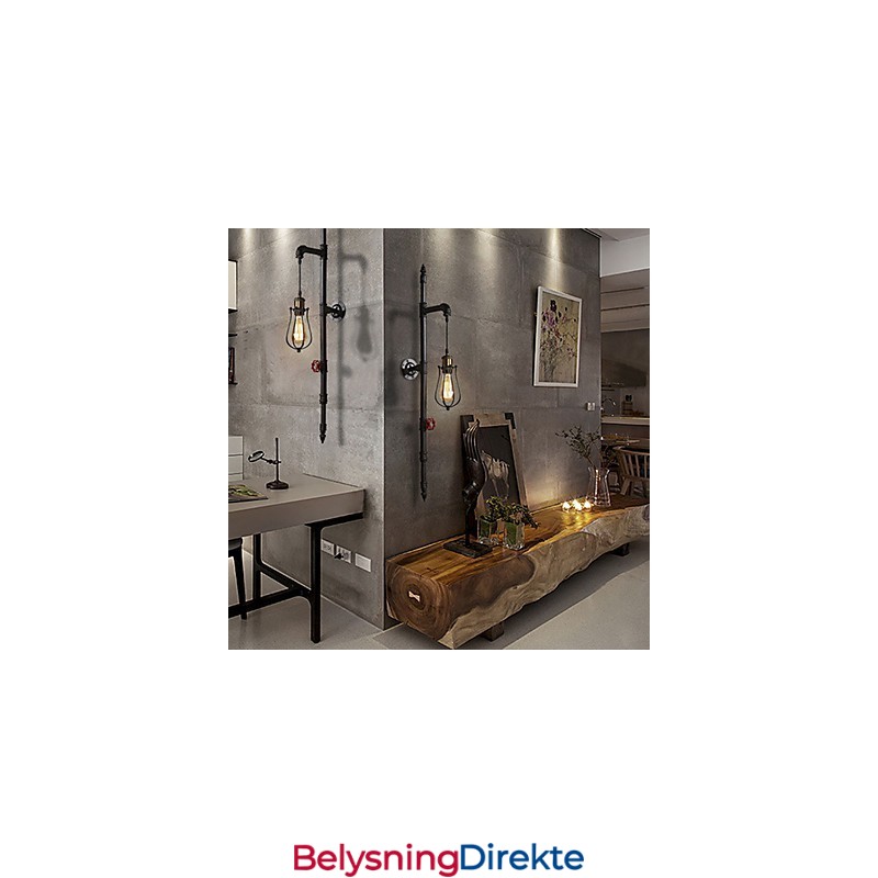 Vegglampetter I Ministil I Rustikk Metall I Hyttestil