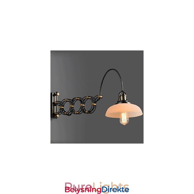 Vintage Industriell Amerikansk Landlig Restaurant Soverom Arbeidsrom Kreativ Trappegang Lampe Teleskopiske Jern Vegglamper