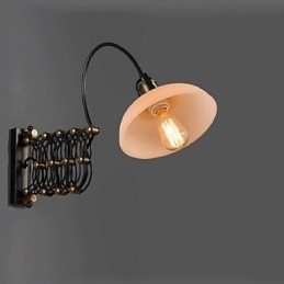 Vintage Industriell Amerikansk Landlig Restaurant Soverom Arbeidsrom Kreativ Trappegang Lampe Teleskopiske Jern Vegglamper