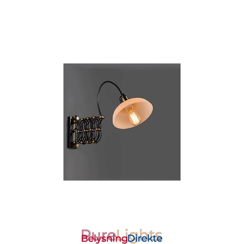 Vintage Industriell Amerikansk Landlig Restaurant Soverom Arbeidsrom Kreativ Trappegang Lampe Teleskopiske Jern Vegglamper