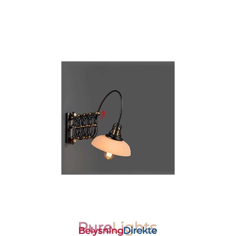 Vintage Industriell Amerikansk Landlig Restaurant Soverom Arbeidsrom Kreativ Trappegang Lampe Teleskopiske Jern Vegglamper