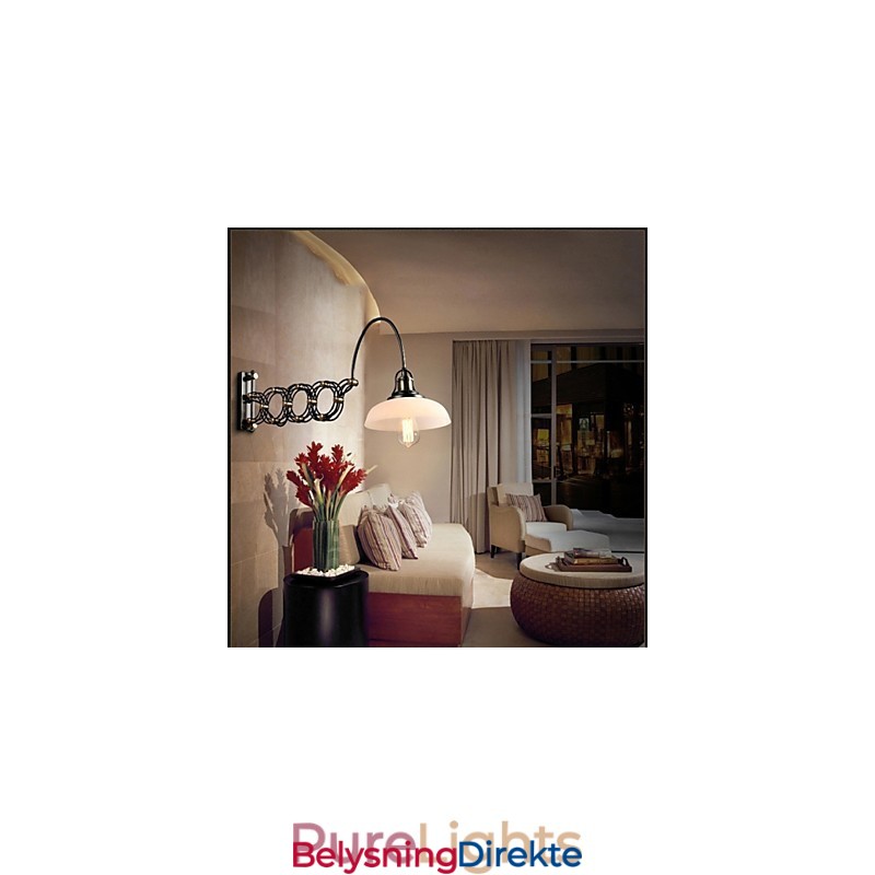 Vintage Industriell Amerikansk Landlig Restaurant Soverom Arbeidsrom Kreativ Trappegang Lampe Teleskopiske Jern Vegglamper