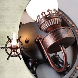 Vegglampe Én Lyskilde Og Glass