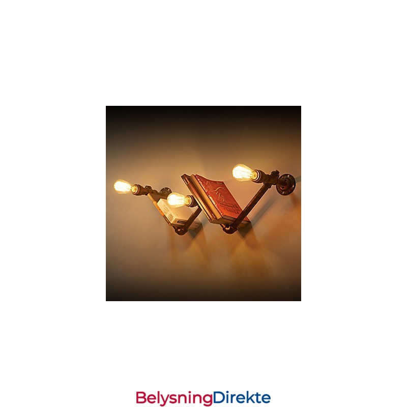 Retro Metall Nattbord Vegglampe Landsby Pastoral Stue Vegglampe Spisestue Vegglampe