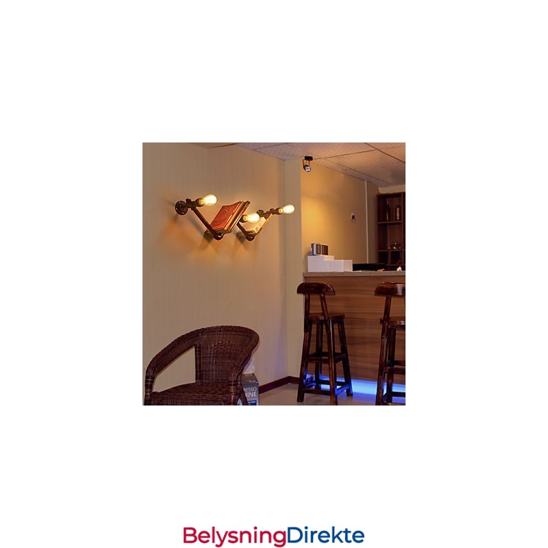Retro Metall Nattbord Vegglampe Landsby Pastoral Stue Vegglampe Spisestue Vegglampe