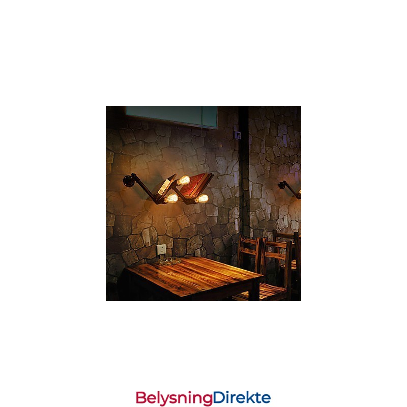 Retro Metall Nattbord Vegglampe Landsby Pastoral Stue Vegglampe Spisestue Vegglampe