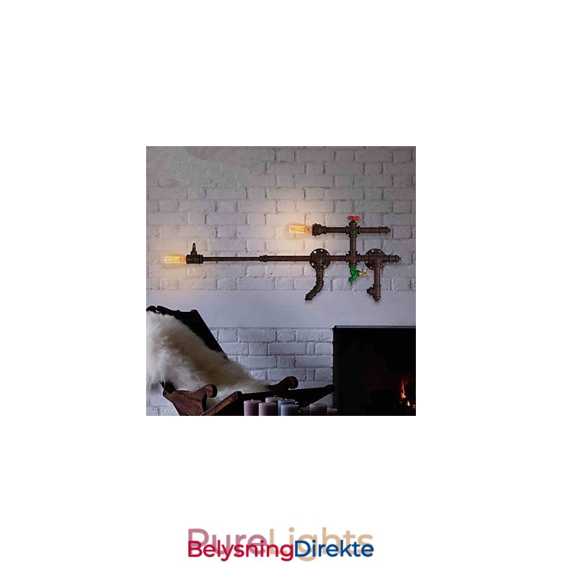 Vegglampetter I Ministil I Rustikk Metall I Hyttestil