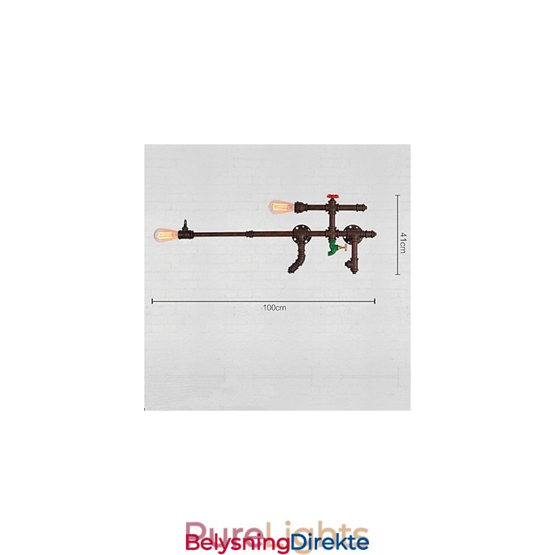 Vegglampetter I Ministil I Rustikk Metall I Hyttestil