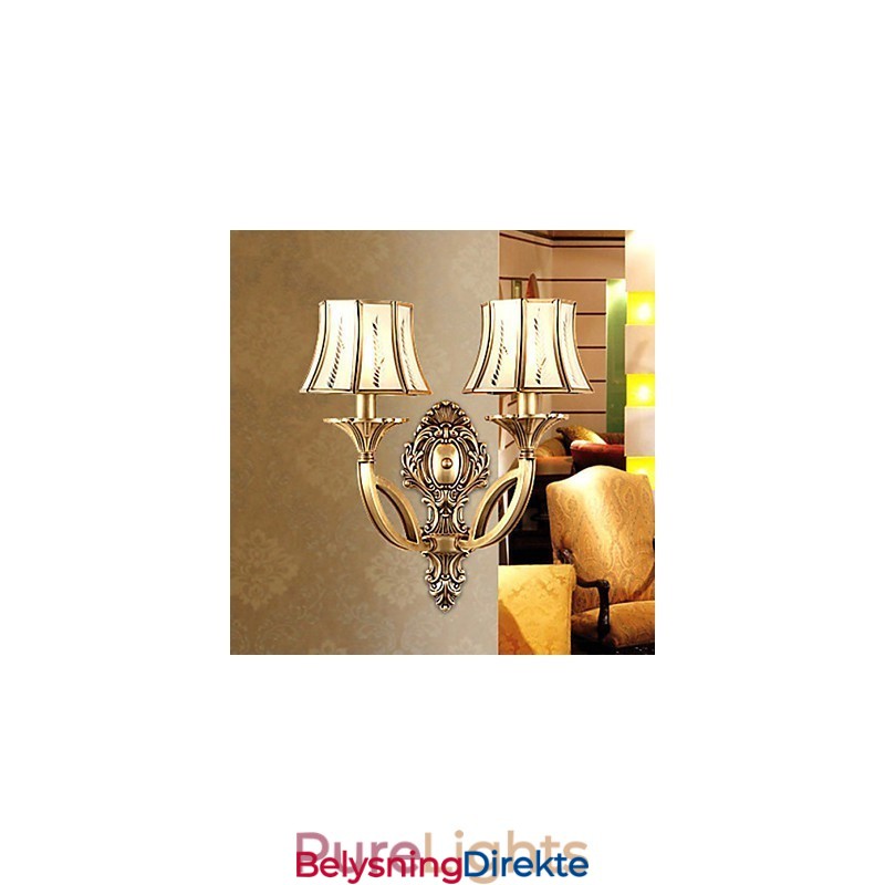 Vegglampetter I Ministil, Tradisjonell, Klassisk Metall