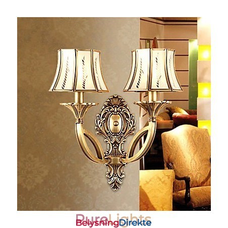 Vegglampetter I Ministil, Tradisjonell, Klassisk Metall