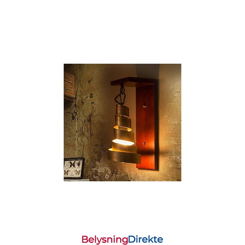 Antikke Trevegglamper Med 1 Lys